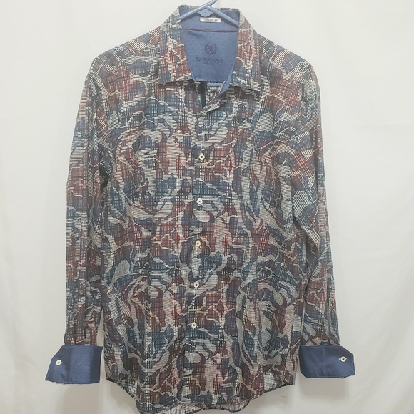 Bugatchi Other - Bugatchi Uomo Size Large Shaped Fit Shirt EUC